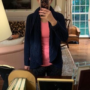 Navy Vineyard Vines Cardigan Sweater